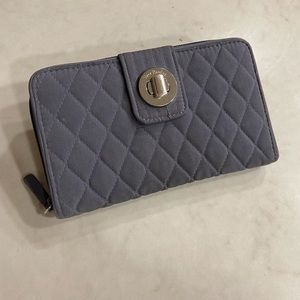 Vera Bradley turn lock wallet